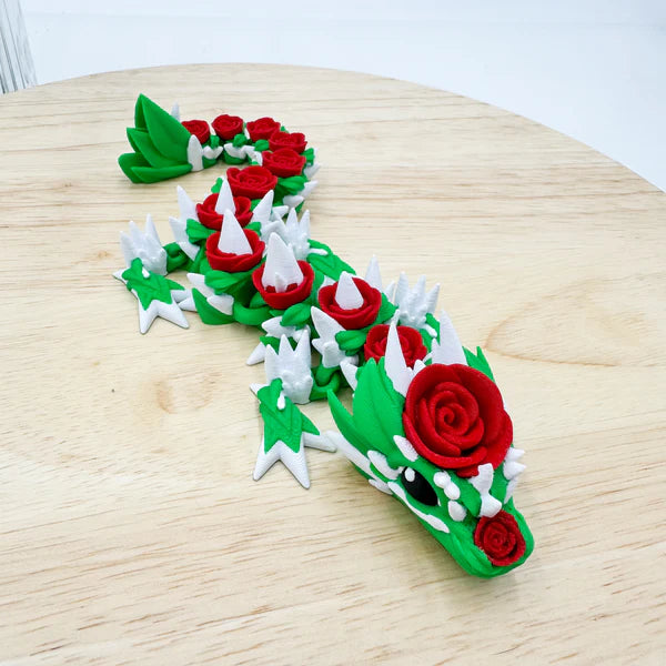 Rose Dragon 3D Printed Valentine’s Day