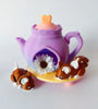 Mouse Flexi and  Purple Tea Set