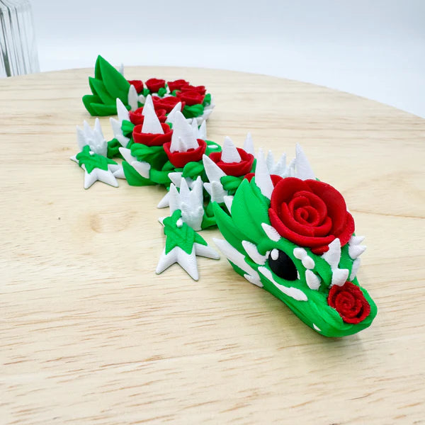 Rose Dragon 3D Printed Valentine’s Day