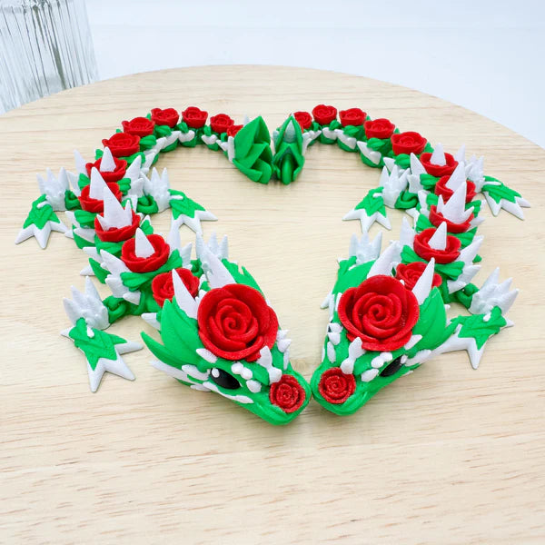 Rose Dragon 3D Printed Valentine’s Day