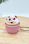 Sweet Treat Keychain - 3D Printed Cupcake Charm