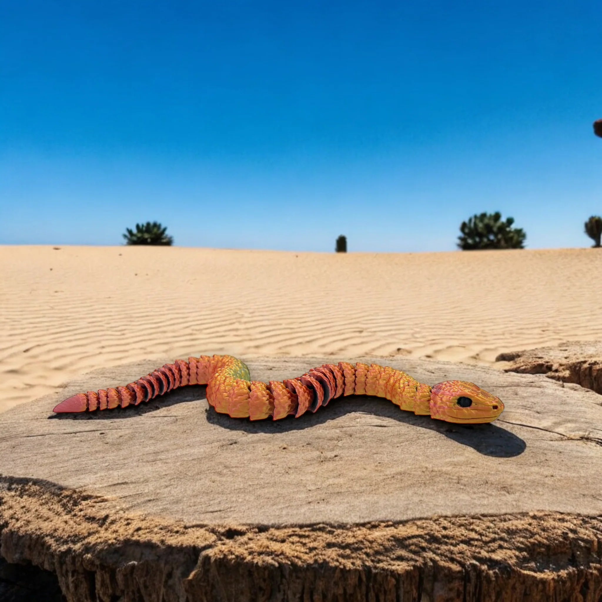 Neon Nightsnake: A 3D-Printed