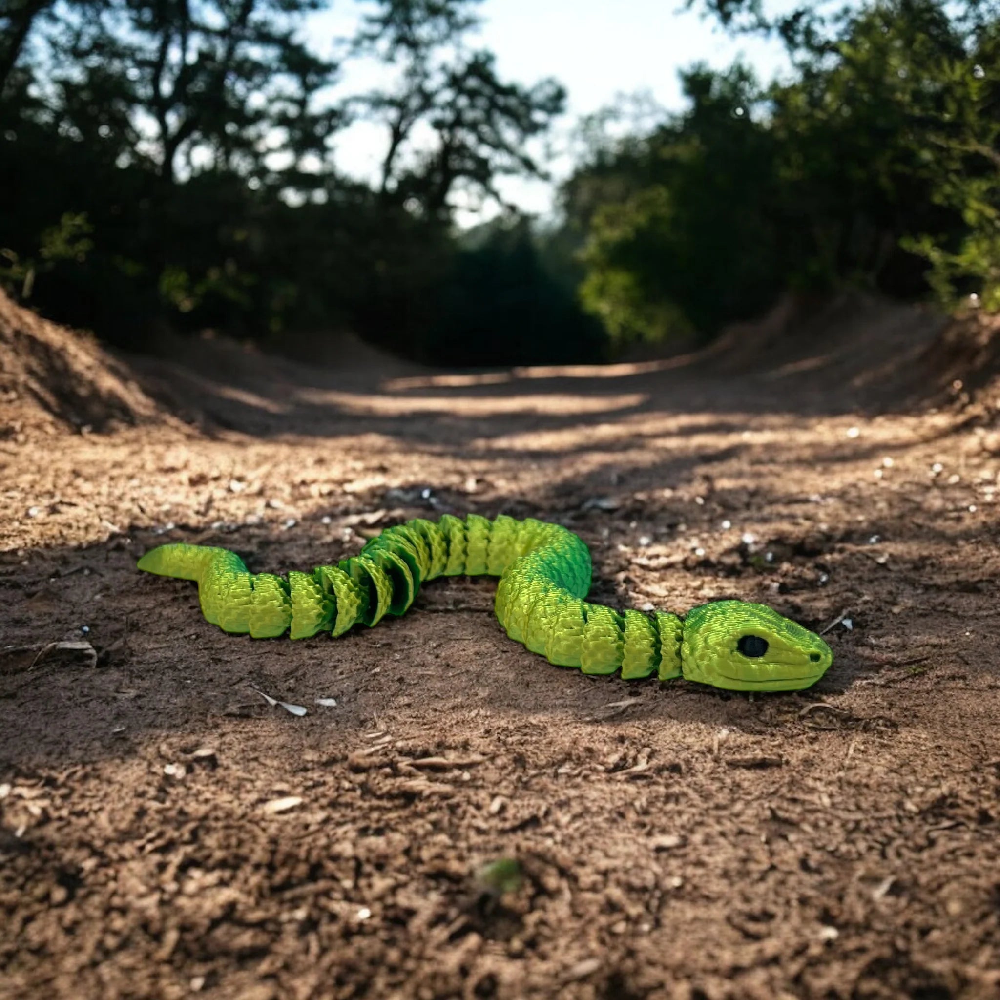 Neon Nightsnake: A 3D-Printed