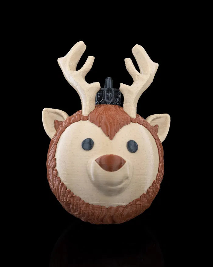 Reindeer Head Christmas Ornament