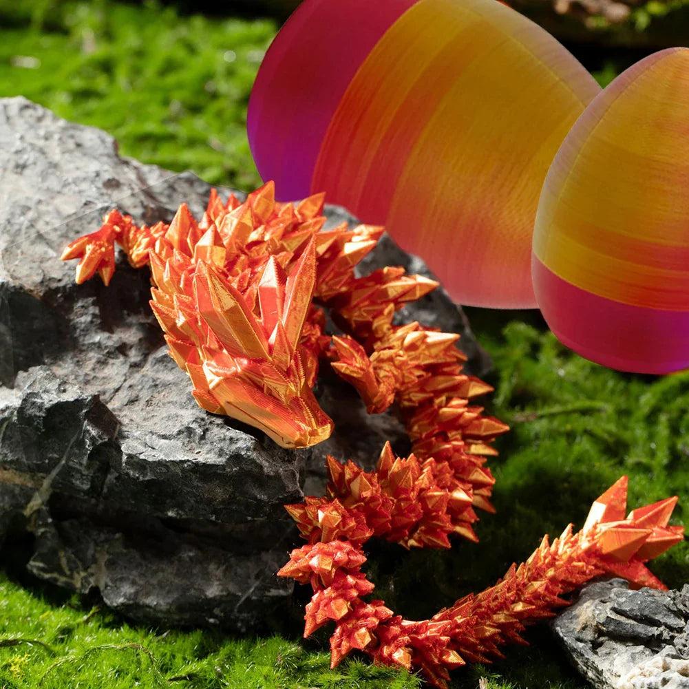 Dragon in Egg Crystal Flexible