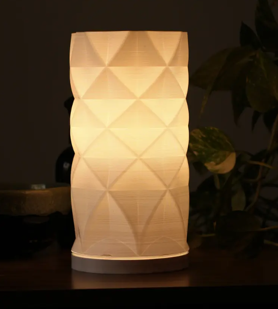 Geometric Faceted Lamp