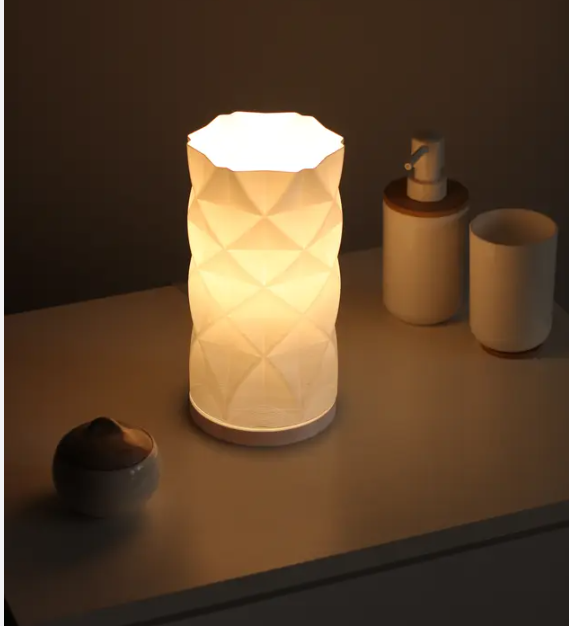 Geometric Faceted Lamp