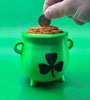 St Patrick's Day Leprechaun's Cauldron Piggy Bank